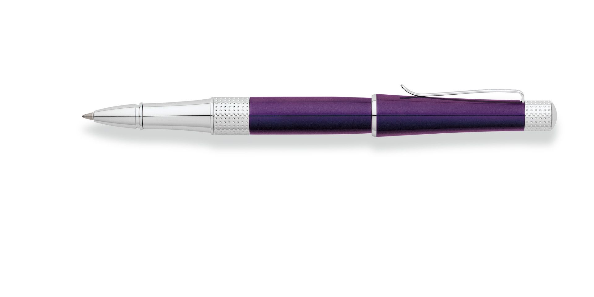 Cross Beverly Purple Laquer Rollerball Pen John Ross Jewellers