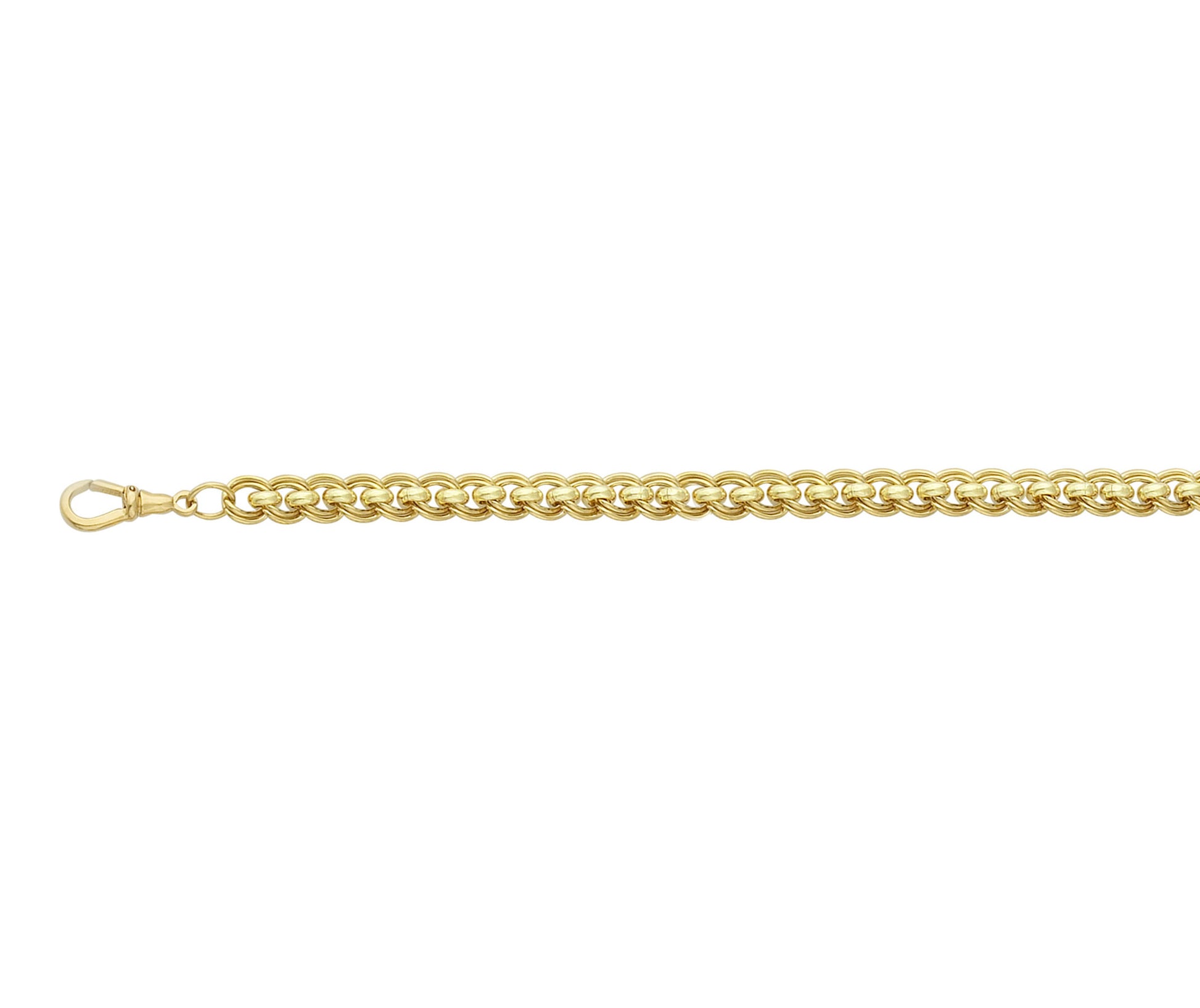 9ct Gold Heavy Cascarine Bracelet - John Ross Jewellers