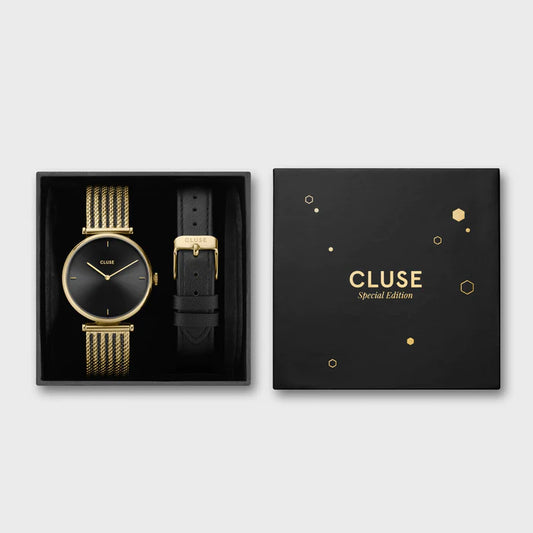 CLUSE Triomphe Gold Mesh Special Edition Giftset - John Ross Jewellers