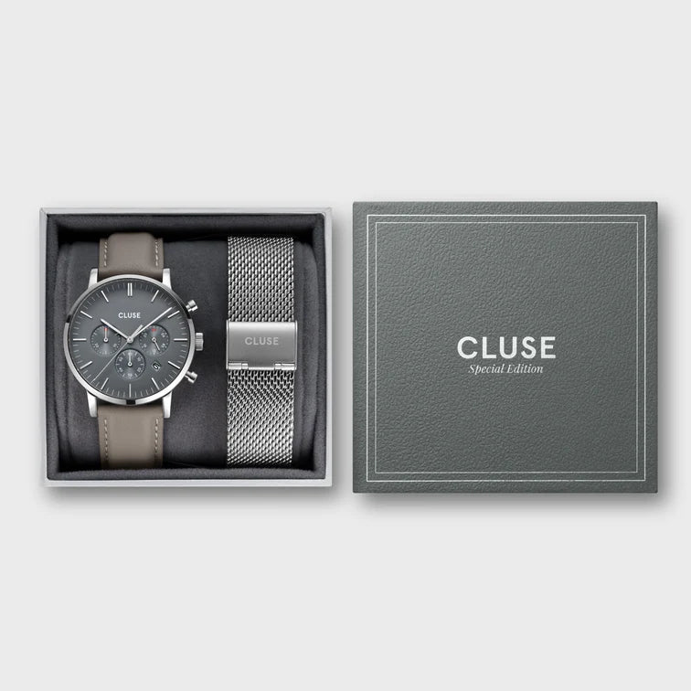 CLUSE Aravis Grey Special Edition Giftset - John Ross Jewellers