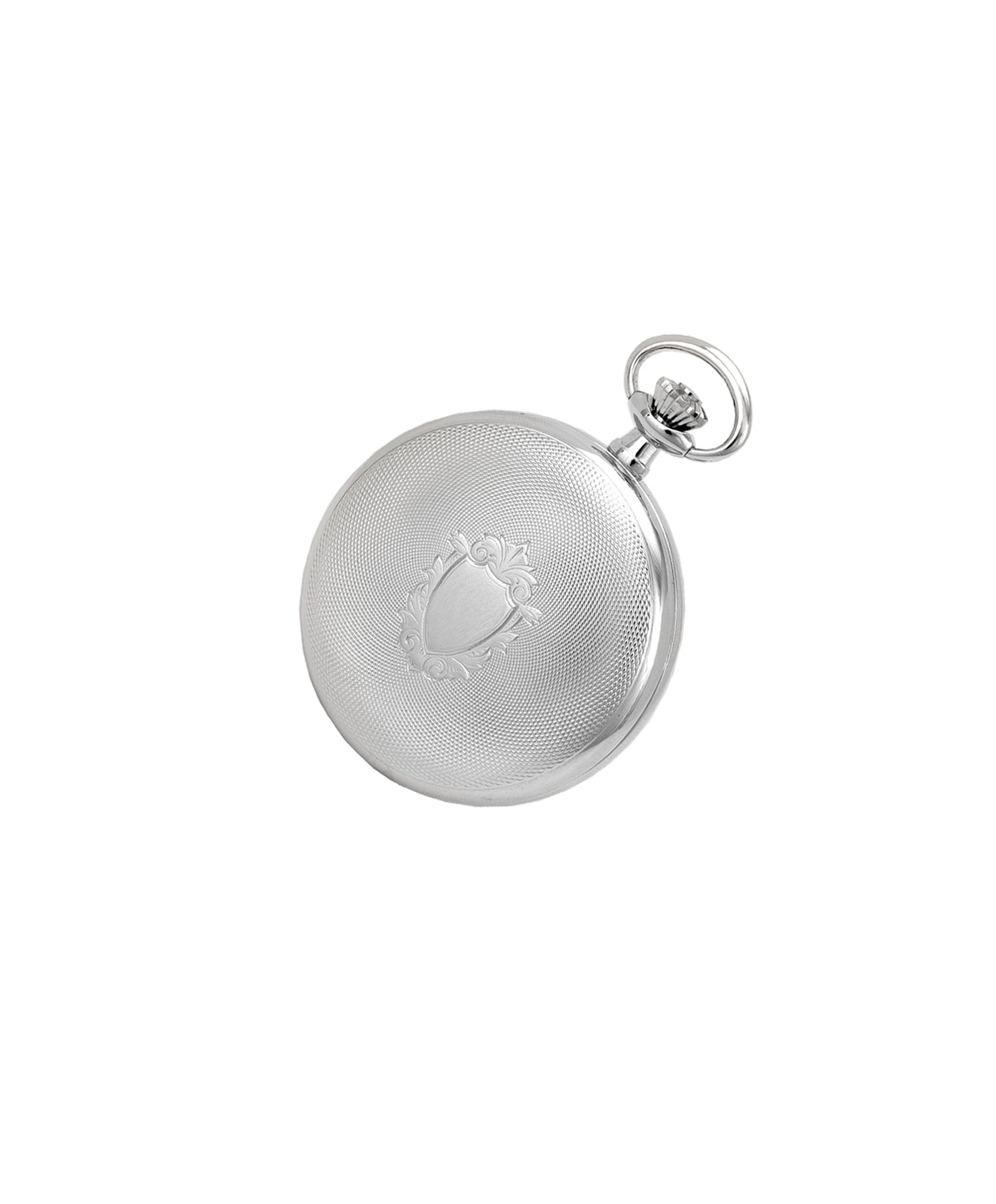 Mechanical Pocket Watch With Silver Full Figure Dial - John Ross Jewellers