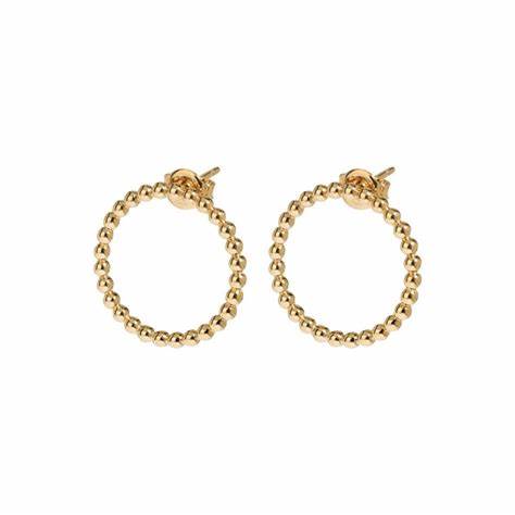 CLUSE Essentielle Gold Open Circle Earrings - John Ross Jewellers