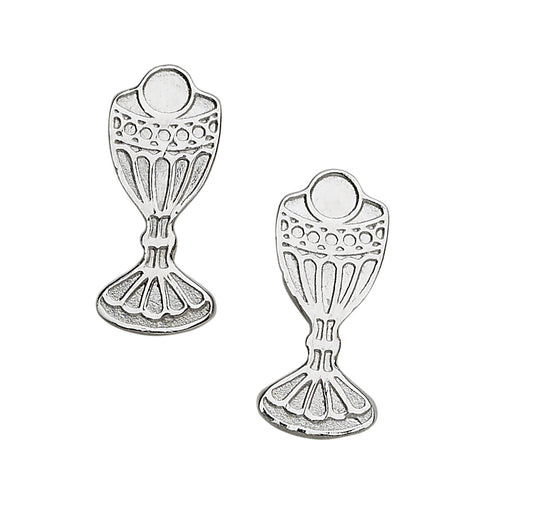 Comunnion Chalice Stud Earrings - John Ross Jewellers