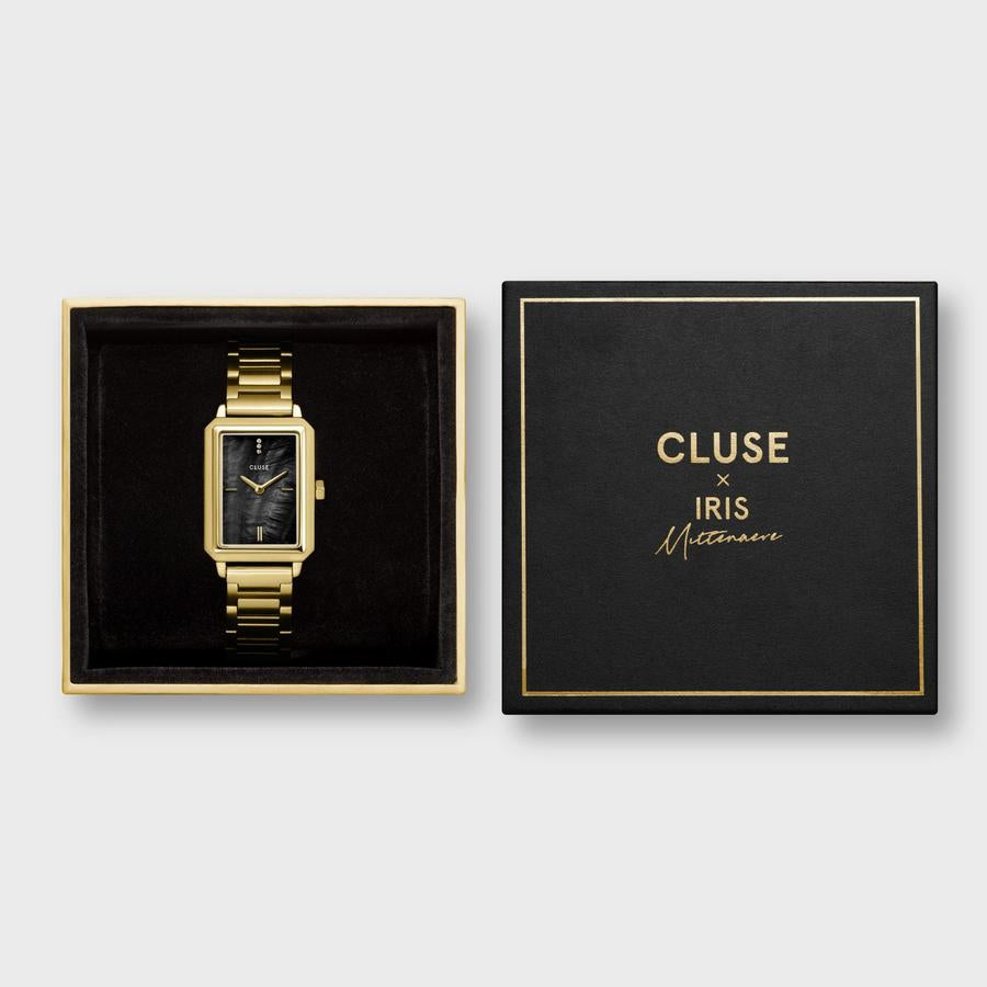 CLUSE Fluette Gold/Black by Iris Mittenaere - John Ross Jewellers