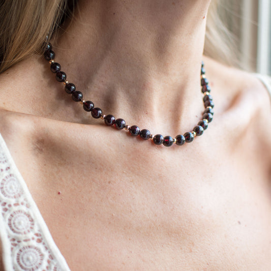 Garnet Necklace - John Ross Jewellers