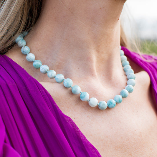 Larimar Necklace - John Ross Jewellers