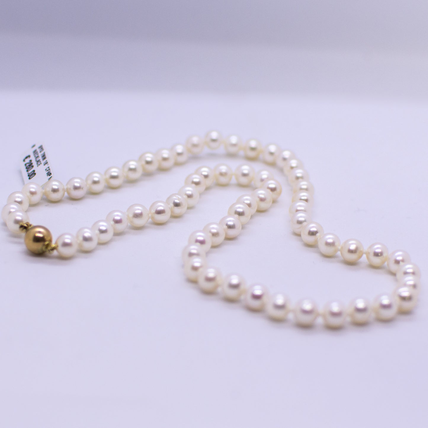 Cultured Freshwater Pearl Necklace - 7mm|18" - John Ross Jewellers