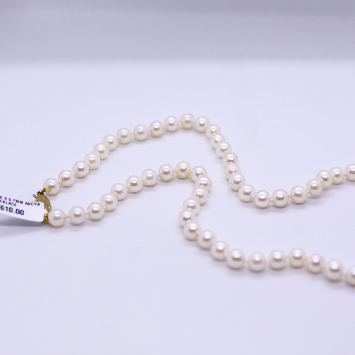Cultured Akoya Pearl Necklace - 6.5-7mm|18" - John Ross Jewellers