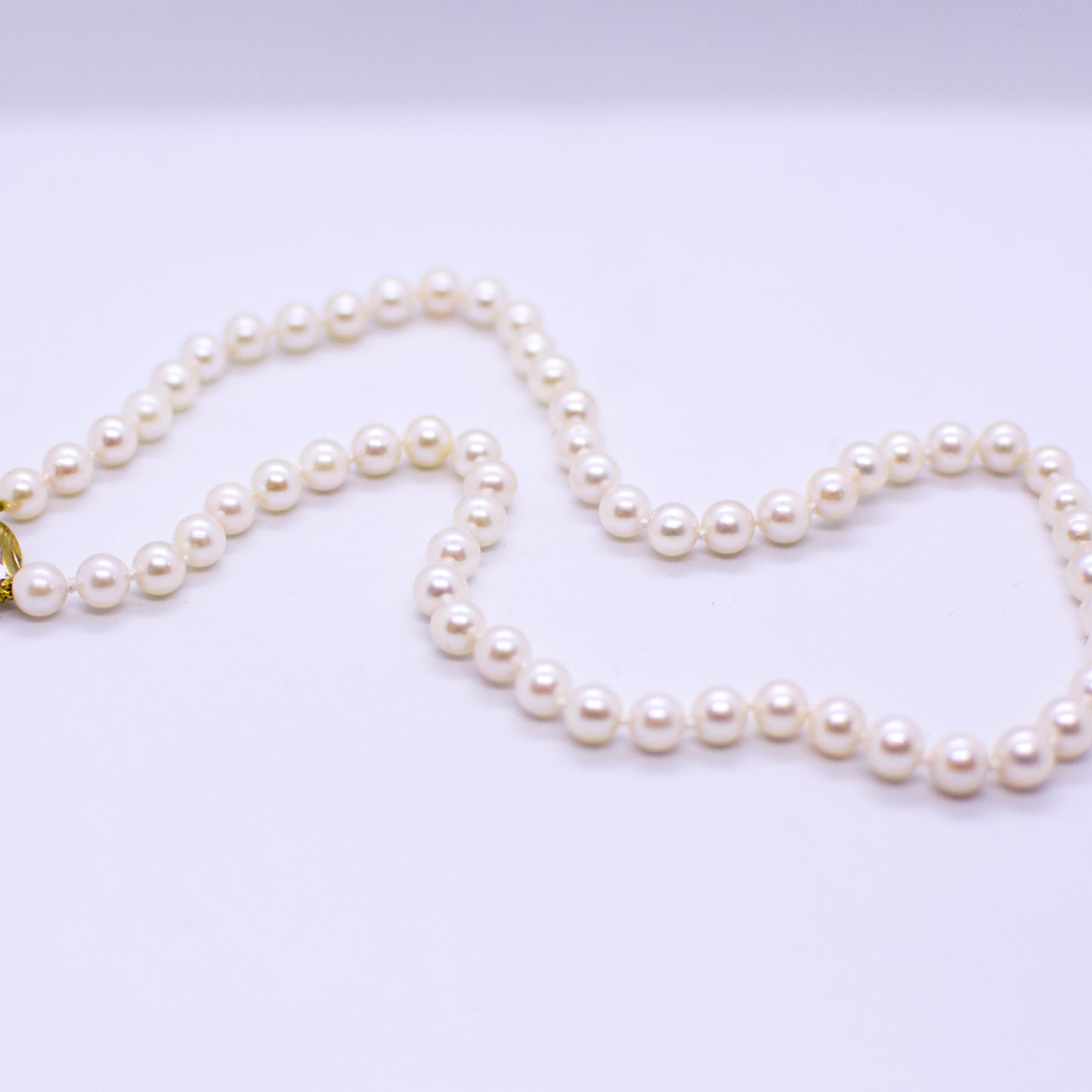 Cultured Akoya Pearl Necklace - 6.5-7mm|18" - John Ross Jewellers