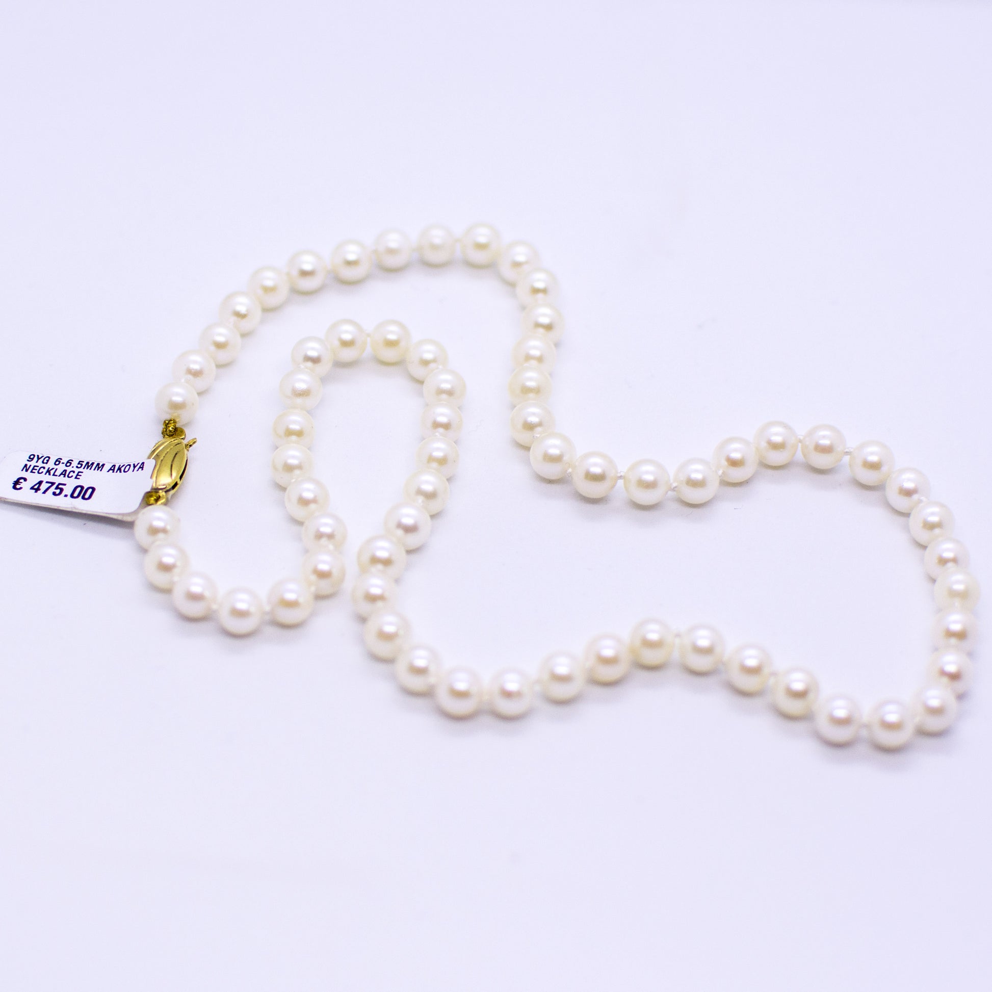 Cultured Akoya Pearl Necklace - 6-6.5mm|18" - John Ross Jewellers