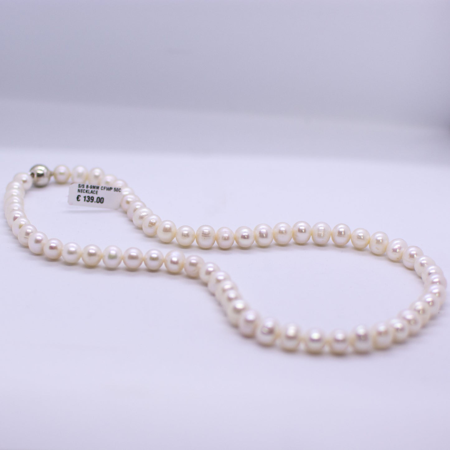 Cultured Freshwater Pearl Necklace - 8-9mm|50cm - John Ross Jewellers