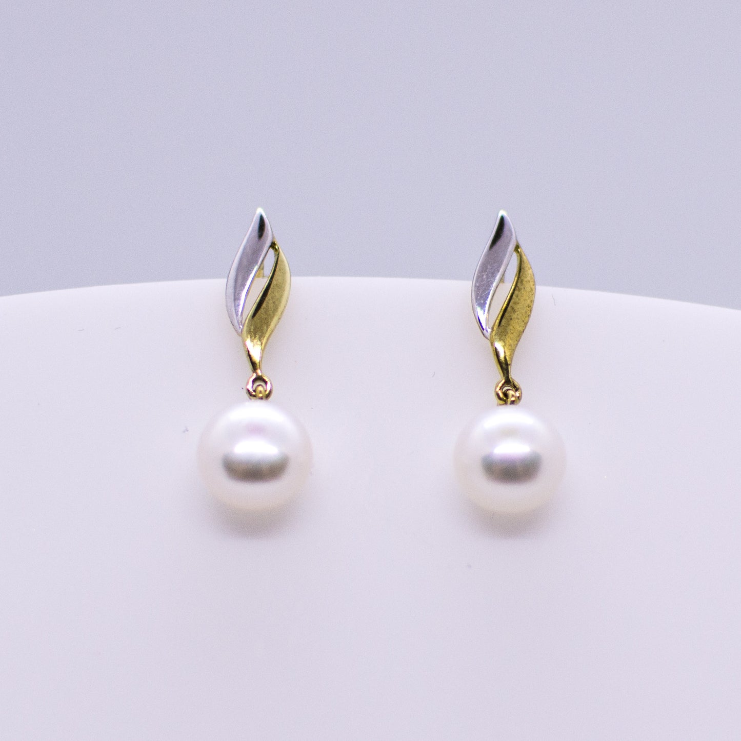 9ct Gold Freshwater Pearl Drop Earrings - John Ross Jewellers