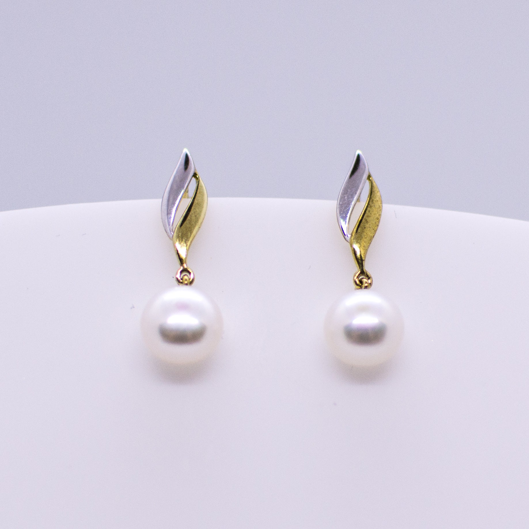 9ct Gold Freshwater Pearl Drop Earrings - John Ross Jewellers