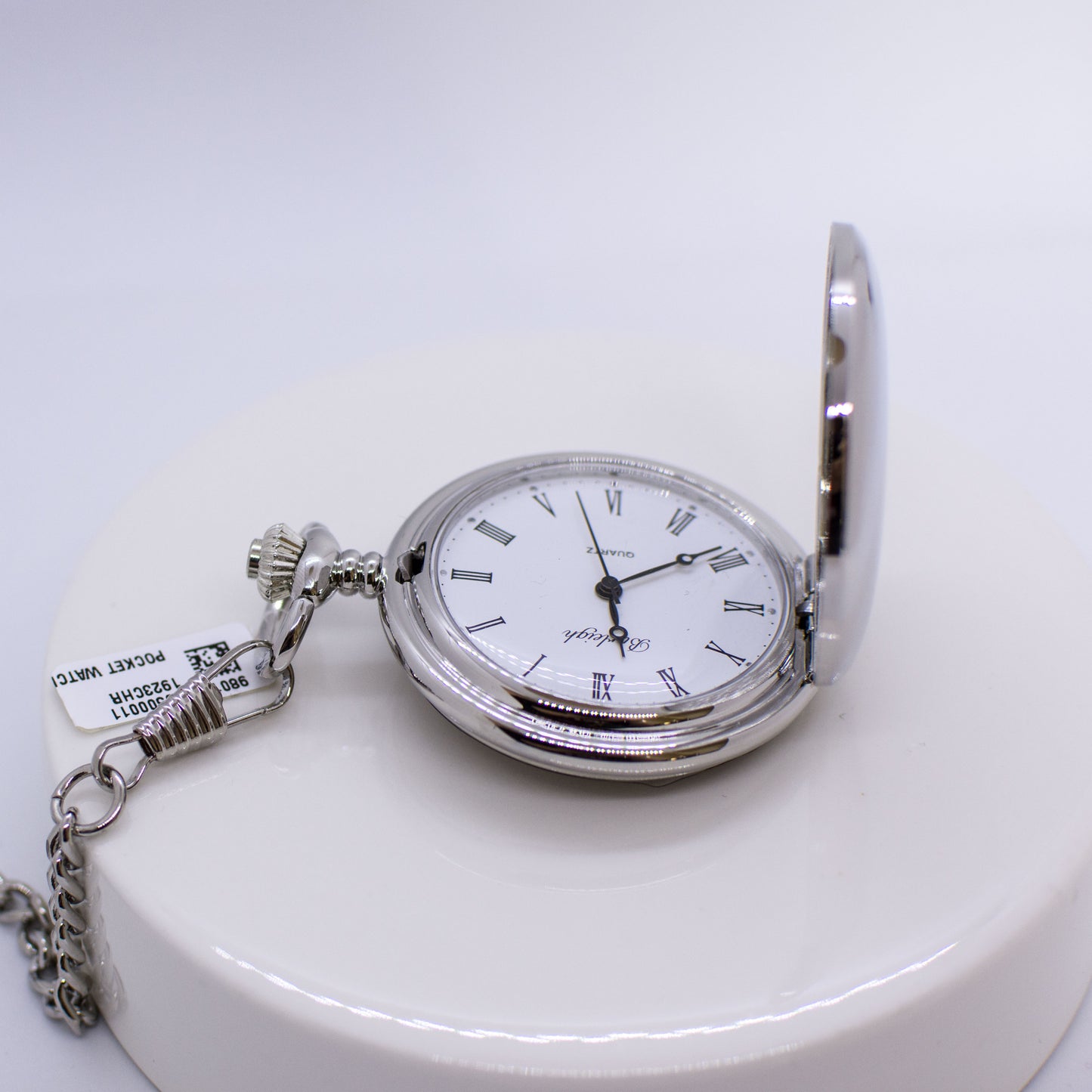 Silver Full Hunter Pocket Watch - John Ross Jewellers