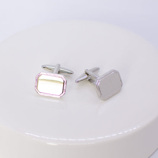 Silver Cufflinks - Square - John Ross Jewellers