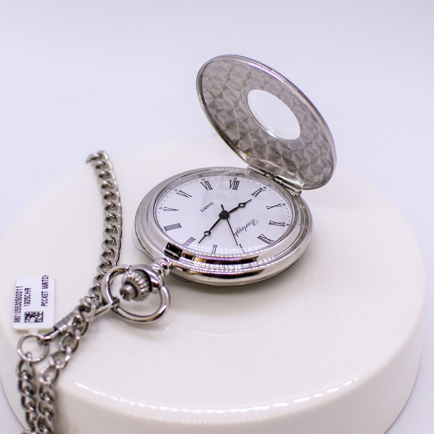 Silver Half Hunter Pocket Watch - John Ross Jewellers