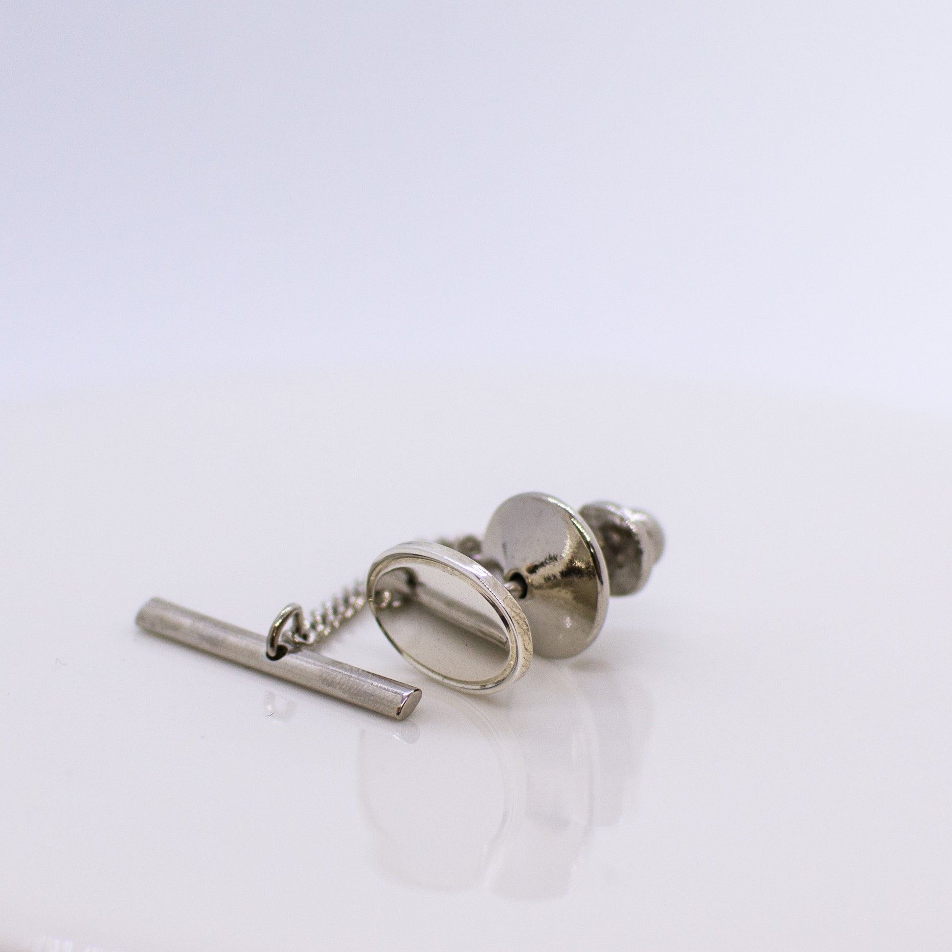 Subtle Tie Pin Silver Tie Pin