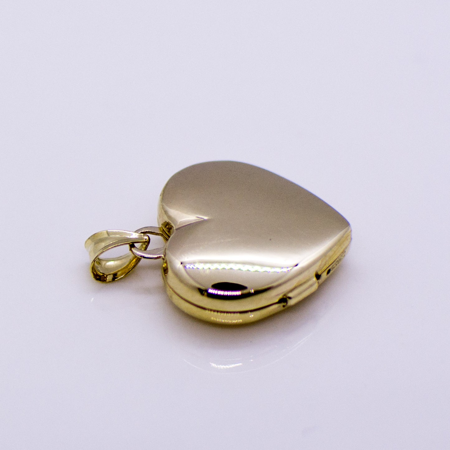 9ct Gold Heart Locket and Chain - John Ross Jewellers