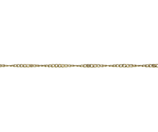 9ct Gold 14 Round Twisted Curb Chain - John Ross Jewellers