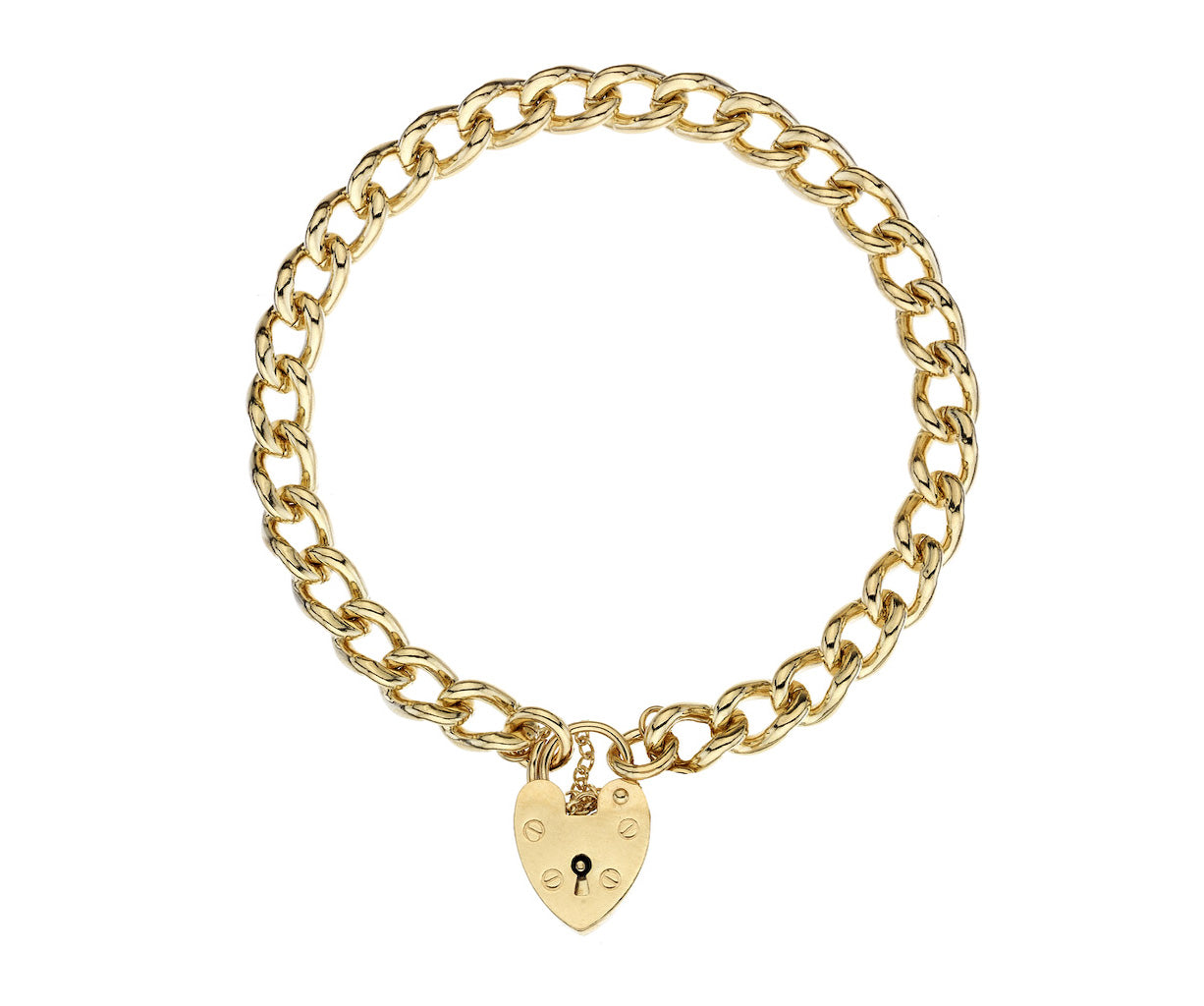 9ct Gold Heavy Charm Bracelet - John Ross Jewellers