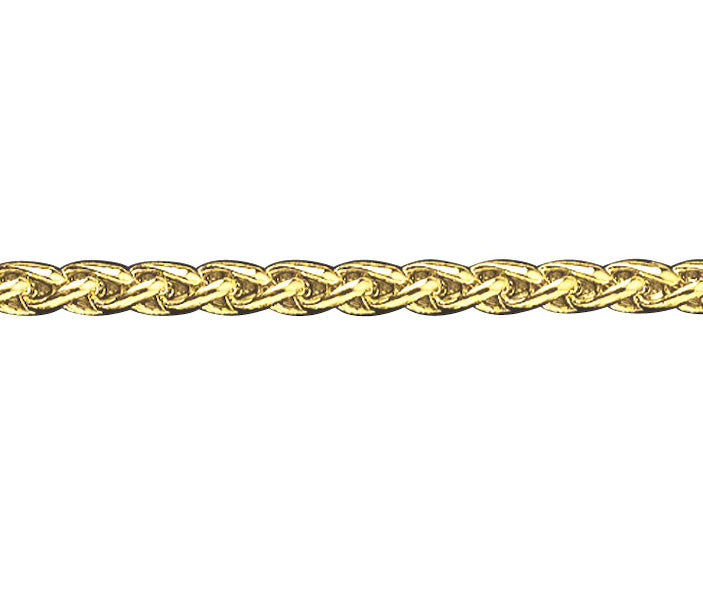 9ct Gold Heavy Braided Curb Bracelet - John Ross Jewellers