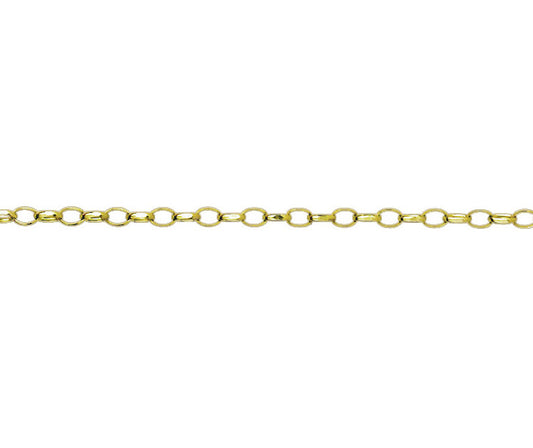 9ct Gold Oval Belcher Chain - John Ross Jewellers