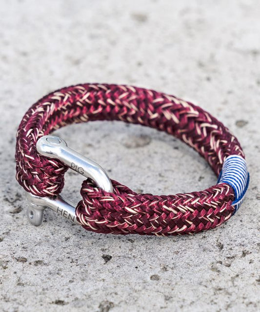 PIG & HEN Gorgeous George Bordeaux - Sand | Silver - John Ross Jewellers