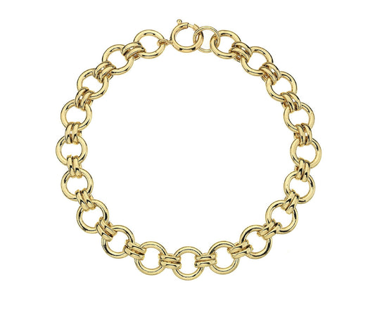 9ct Gold Rio Bracelet | 7.5" - John Ross Jewellers