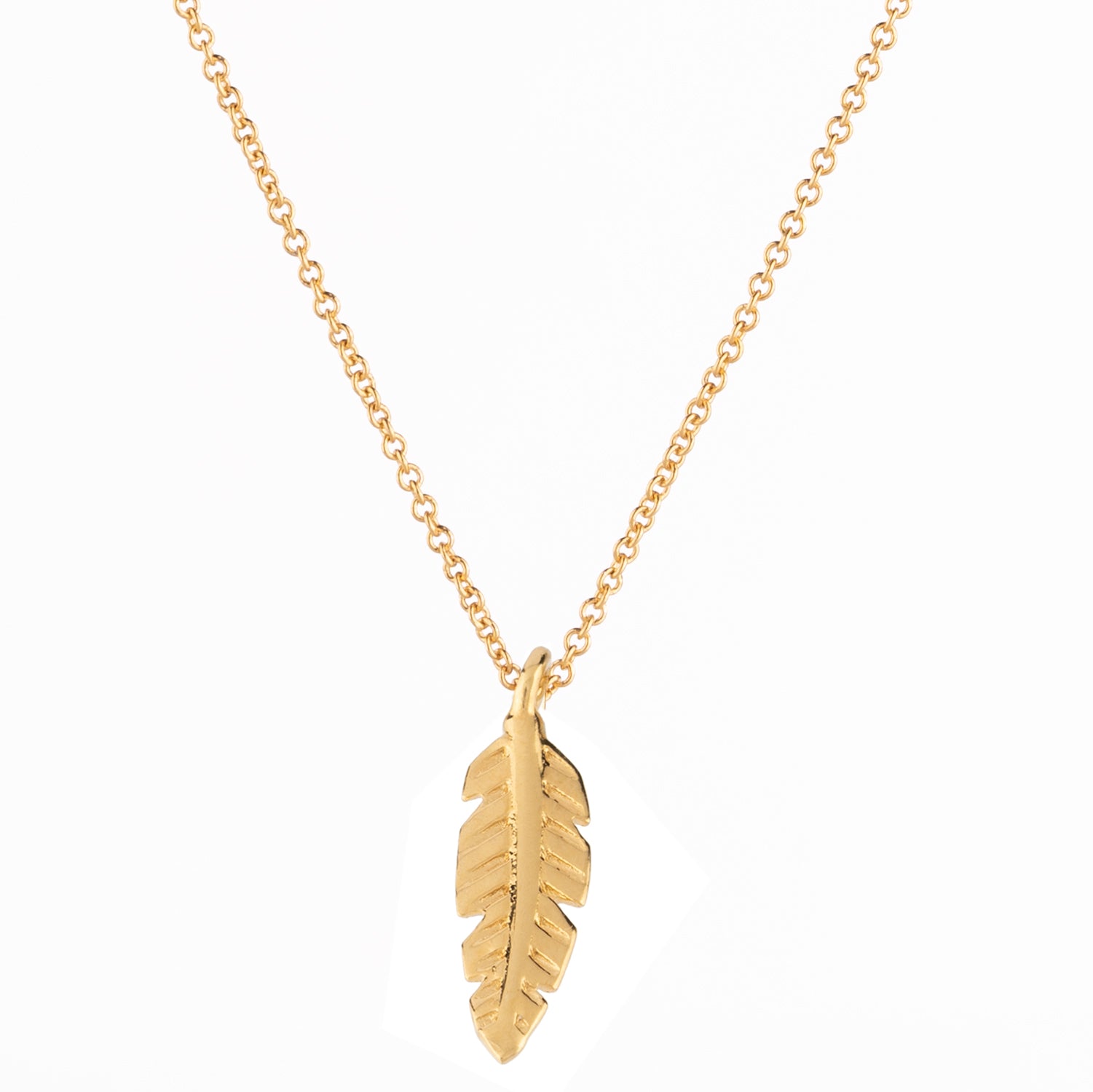 REBECCA Sentiment Necklace | Freedom 9ct Yellow Gold - John Ross Jewellers