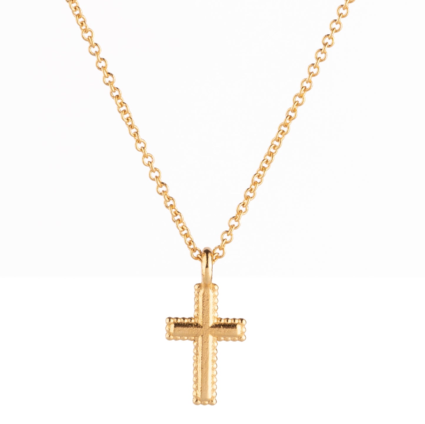 REBECCA Sentiment Necklace | Blessing 9ct Yellow Gold - John Ross Jewellers
