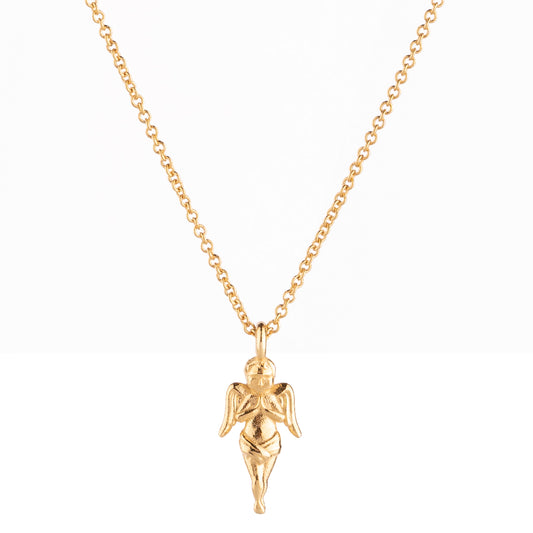REBECCA Sentiment Necklace | Purity 9ct Yellow Gold - John Ross Jewellers
