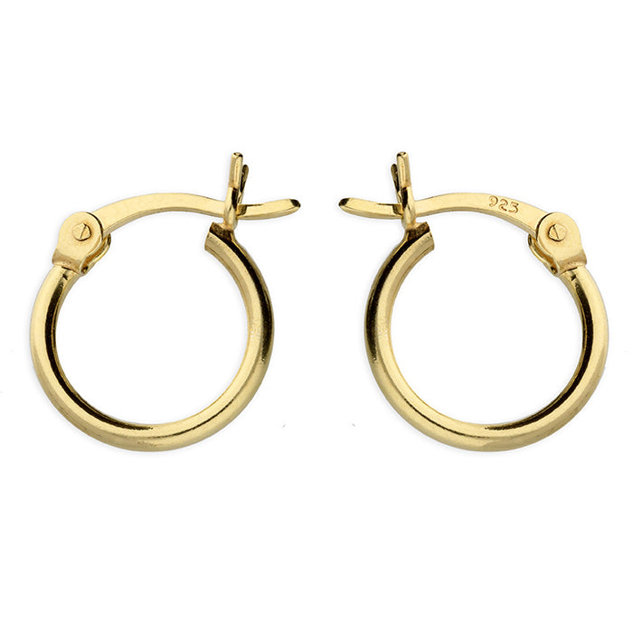 SUNSHINE 12mm Hoop Earrings - John Ross Jewellers