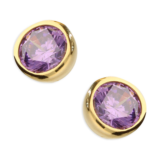 SUNSHINE CZ Stud Earrings | June - John Ross Jewellers