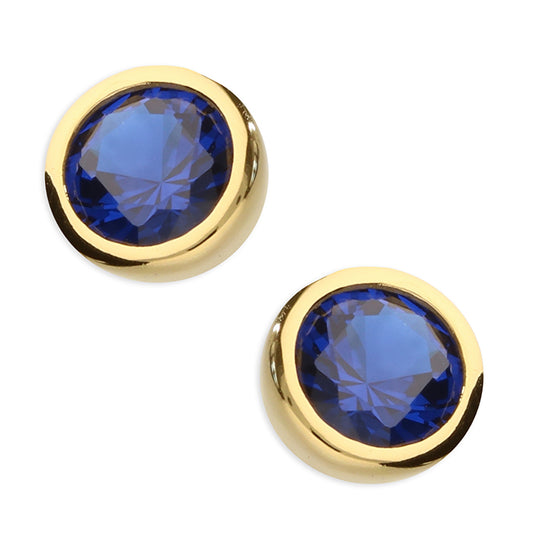 SUNSHINE CZ Stud Earrings | September - John Ross Jewellers