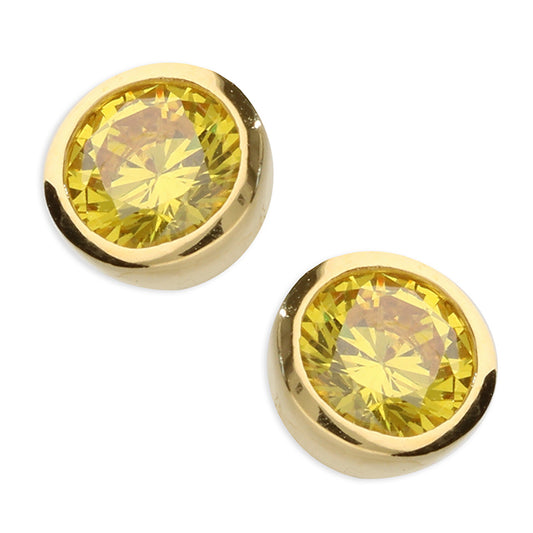 SUNSHINE CZ Stud Earrings | November - John Ross Jewellers