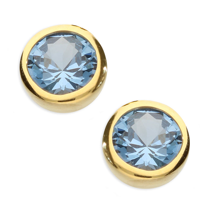 SUNSHINE CZ Stud Earrings | December - John Ross Jewellers