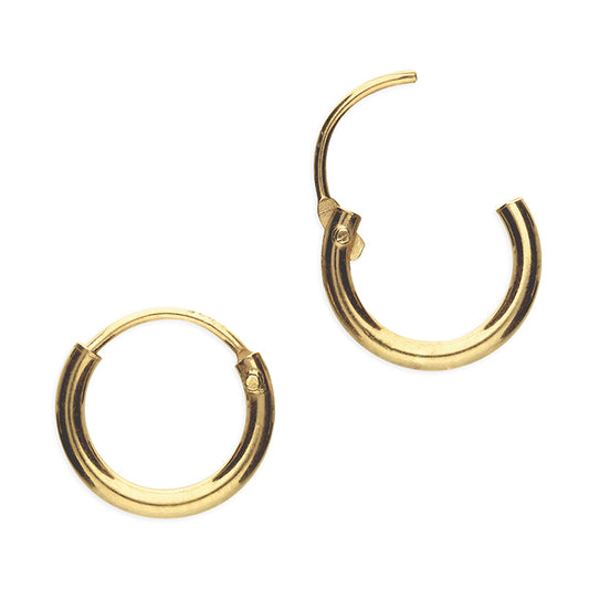 Sunshine Micro Huggie Hoop Earrings | 10mm - John Ross Jewellers