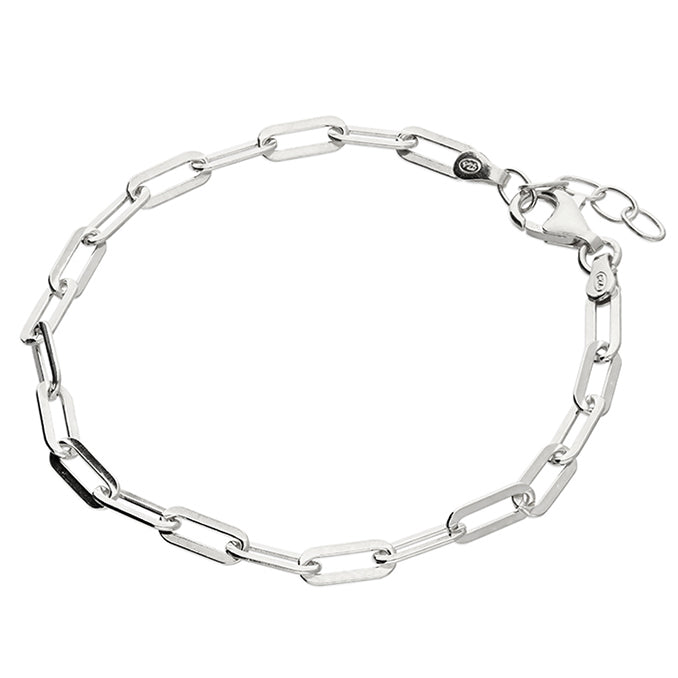 Silver Long Link Bracelet - John Ross Jewellers