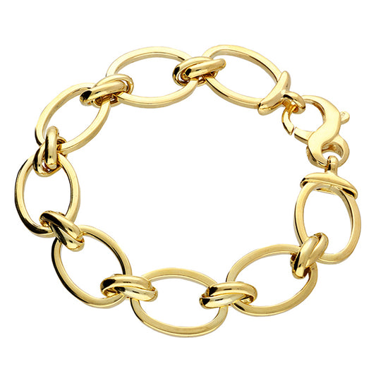 SUNSHINE Chunky Oval Link Bracelet - John Ross Jewellers