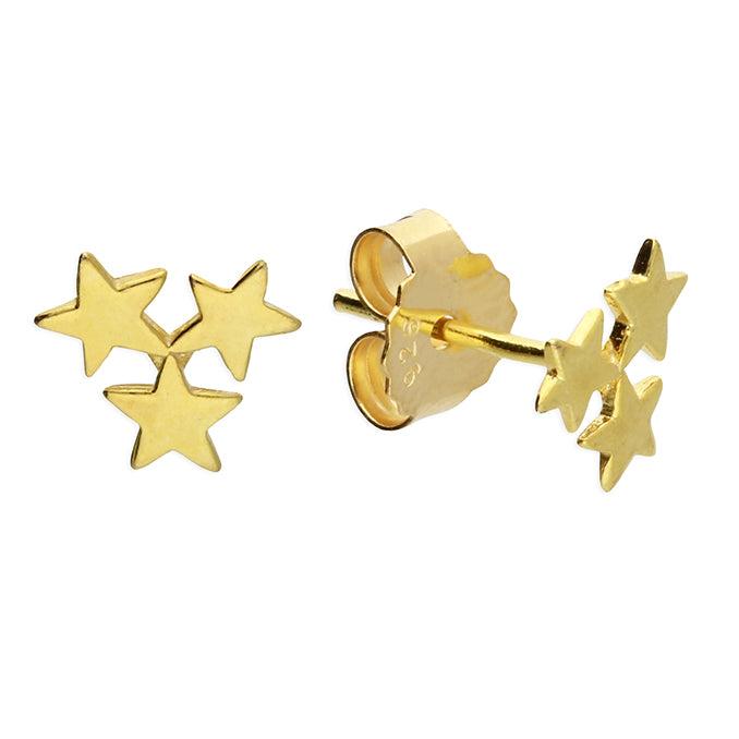 Sunshine Star Cluster Stud Earrings - John Ross Jewellers