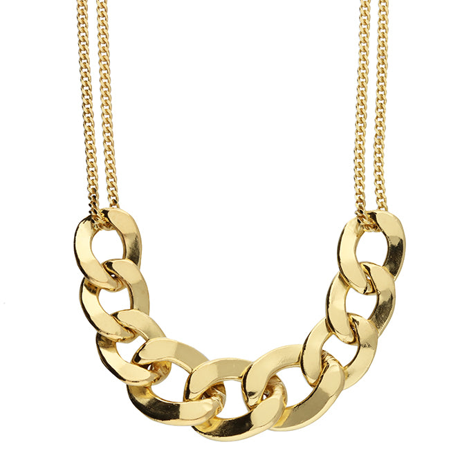 Sunshine Mixed Curb Chain Necklace - John Ross Jewellers
