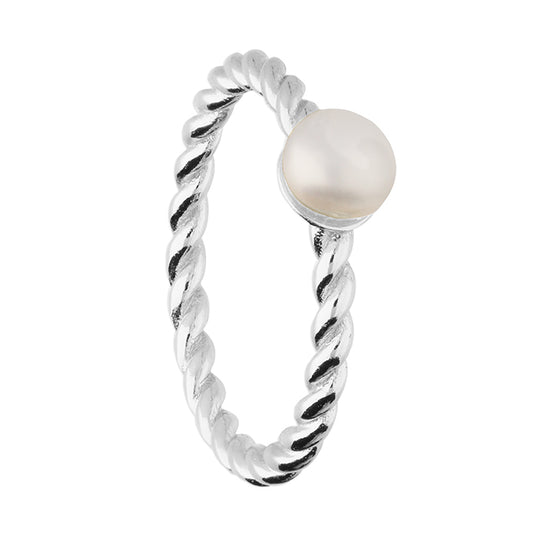 Silver Freshwater Pearl Ring - John Ross Jewellers