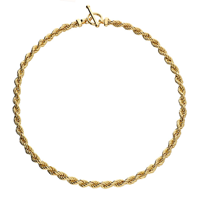 SUNSHINE Rope T-Bar Necklace |  46cm - John Ross Jewellers