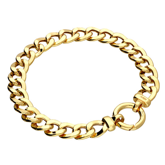 Sunshine Chunky Curb Bracelet - John Ross Jewellers