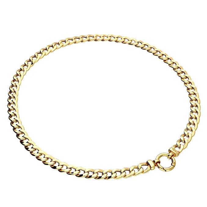SUNSHINE Chunky Curb Necklace |  46cm - John Ross Jewellers