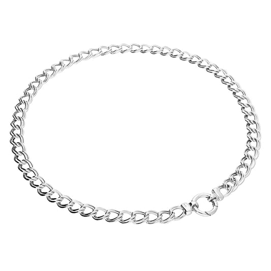 Silver Double Curb Necklace |  46cm - John Ross Jewellers