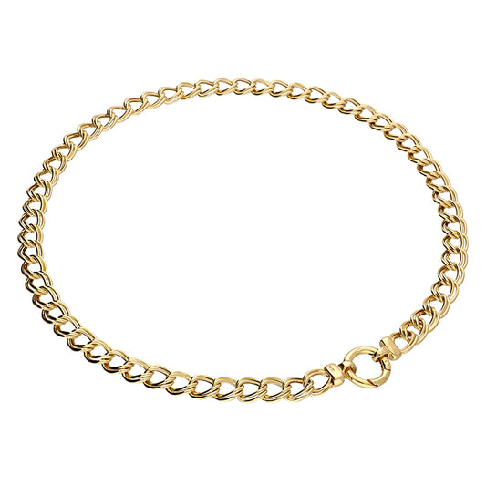 SUNSHINE Double Curb Necklace |  46cm - John Ross Jewellers