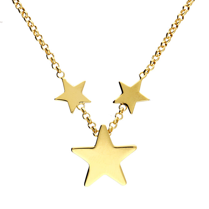 SUNSHINE Three Star Necklace - John Ross Jewellers