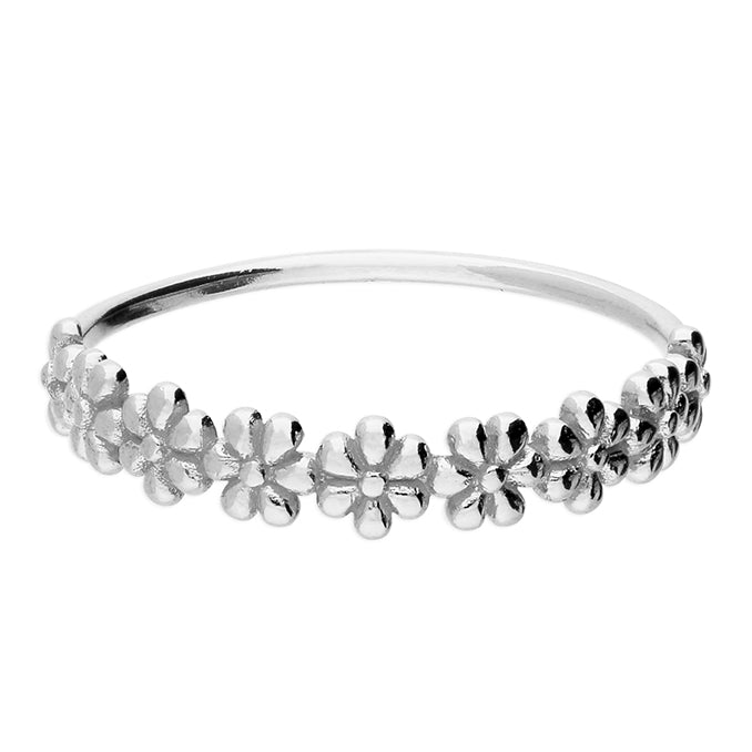 Silver Daisy Chain Ring - John Ross Jewellers