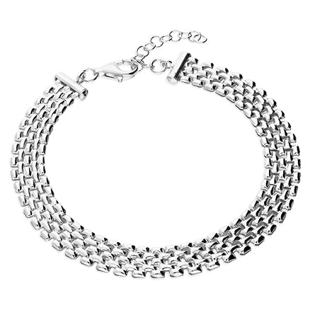 Silver Panther Bracelet - John Ross Jewellers
